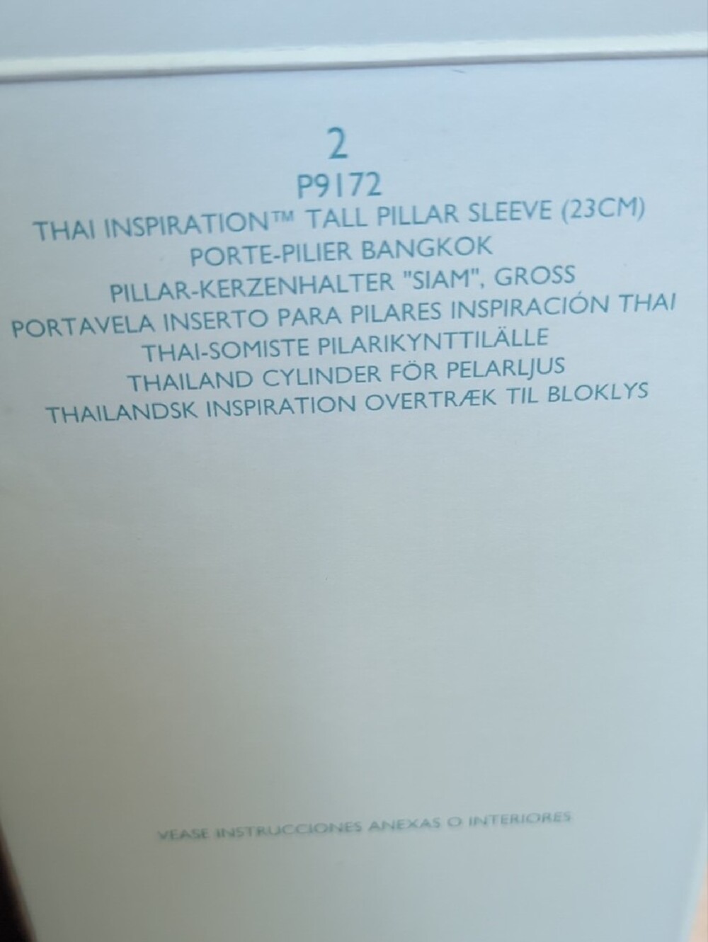 PartyLite Thai Inspiration Tall Pillar Sleeve - Bronze - Picture 2 of 12